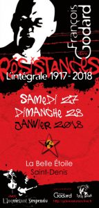 Résistances L'Intégrale - 27 et 28 janvier @ La Belle Etoile | Saint-Denis | Île-de-France | France
