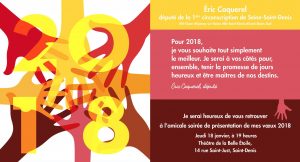 Eric Coquerel présente ses vœux - jeudi 18 janvier - 19h @ La Belle Étoile | Saint-Denis | Île-de-France | France